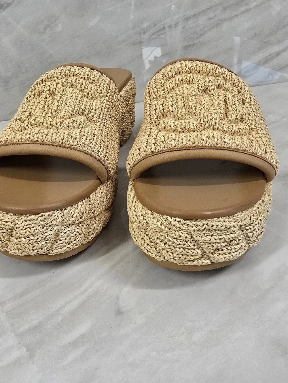 Chanel Raffia Sandals